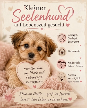 Seelenhund auf Lebenszeit gesucht    