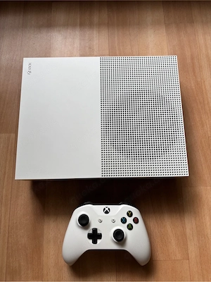 Xbox One - Weiß - 1 Controller - alle Kabel außer HDMI + Headset Bild 4