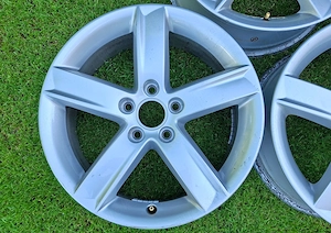 4x original AUDI, 5-Speichen Alufelgen, 7Jx17 H2 ET46, 8K0071497, gut gebraucht Bild 4