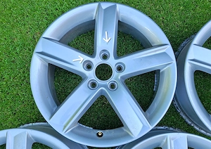 4x original AUDI, 5-Speichen Alufelgen, 7Jx17 H2 ET46, 8K0071497, gut gebraucht Bild 7