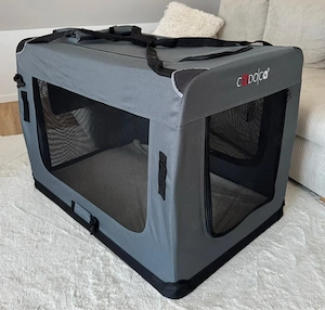 Hundebox NEU Transportbox Reisebox Autobox Faltbar Hundebett  Bild 4