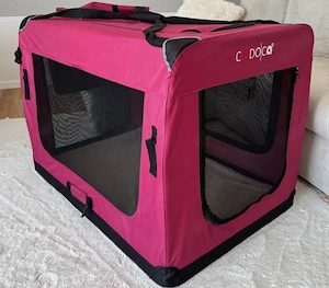 Hundebox NEU Transportbox Reisebox Autobox Faltbar Hundebett  Bild 2