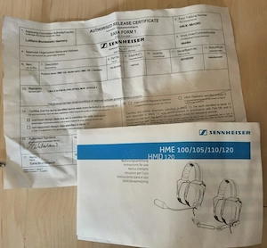 Sennheiser HME 110   Passives Piloten-Headset   Aviation Headset Bild 4