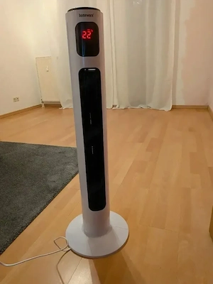 Ventilator weiß 98 cm hoch Homeware