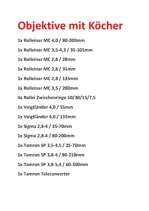 Rollei Sammlung Bild 7