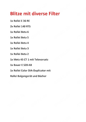 Rollei Sammlung Bild 8