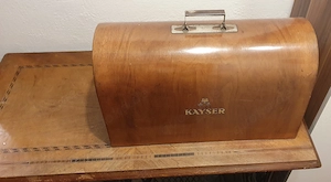 Nostalgische Nähmaschine Fa.Kayser aus Kaiserslautern Bild 5