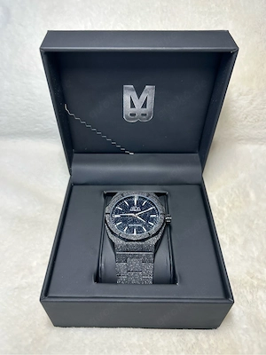 Frosted Polar BM Armband Uhr Herren Schwarz glänzend Luxus Uhr 42mm Unisex Uhr 5ATM hochwertige Box 