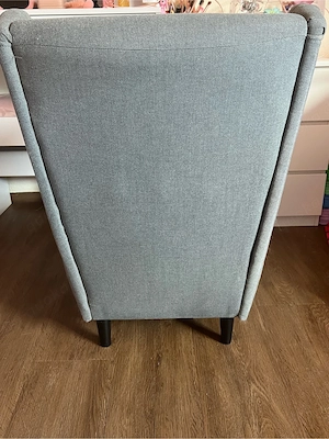 Kindersessel Strandmon Ohrensessel Vissle Grau Bild 3