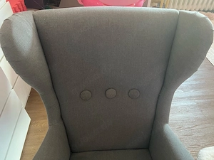 Kindersessel Strandmon Ohrensessel Vissle Grau Bild 2