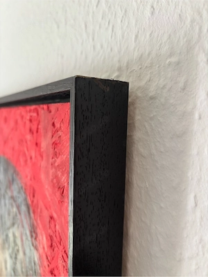 UNTAMED | Original Gemälde | Acryl auf OSB | 50x50 Bild 3