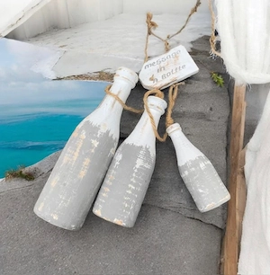 Message in the Bottle Holzhänger   Maritime Deko für echtes Strandleben, Strandgut