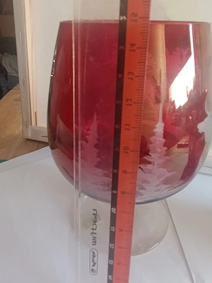 Vase mit  Cognacschwenk Brandyglas Bild 4