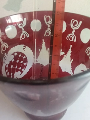 Vase mit  Cognacschwenk Brandyglas Bild 3
