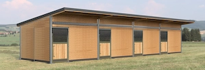 Außenstall & Pferdestall bauen - robuste Stallboxen, ideale Ställe für Pferde Bild 3