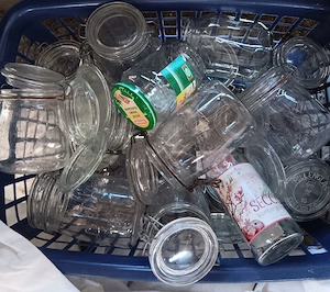 Einmachgläser ohne Korb zu verschenken