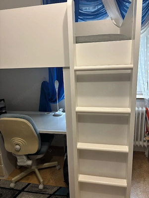 Wie Neu Hochbett mit Schreibtisch  Bild 3