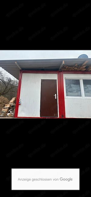 Baucontainer Bürocontainer Wohncontainer oder Partyhütte mit Ausstattung 