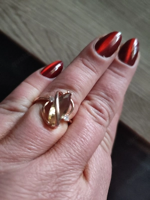Gold Ring Zitrin 