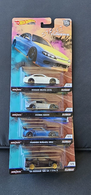 Hot Wheels Premium Street Tuners Set - Real Riders 1:64 Car Culture