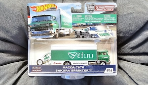 Hot Wheels Premium (Mattel)  Car Culture Team Transport Mazda 787B 