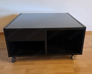 Moderner Couchtisch mit Glasplatte   sehr guter Zustand Bild 7