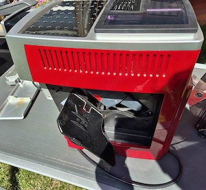 Kaffeemaschine DeLonghi ECAM 23420 SR  Silber  rot    (defekt!!)  Bild 5
