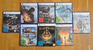 Sony Playstation 5 Disc edition PS5 konsole plus 8 spiele Bild 2