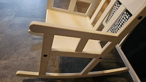 kinder schaukel stuhl weiss Bild 3