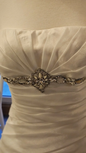 hochzeits kleid mit unterrock