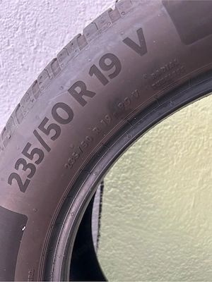 4x Continental EcoContact 6 235 50 R19 99V   DOT 0324   ca. 6 mm Profil Bild 2