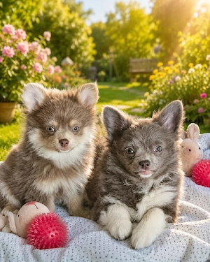 Süße Chihuahua Pomeranian Welpen 