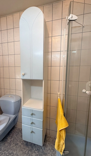 Badezimmer Hochschrnak 35x190x36 cm (BxHxT) bleu (Iris)