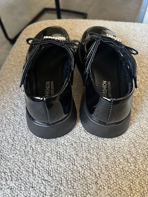 Lackschuhe Mädchen Gr. 27 Schwarz Bild 4