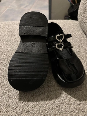 Lackschuhe Mädchen Gr. 27 Schwarz Bild 2