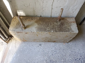 Beton Klotz Garage Tor Gegen Gewicht Druck Presse Gravitation Happening YouTube