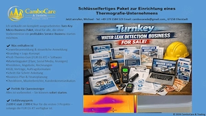 Schlüsselfertiges Paket zur Einrichtung eines Thermografie-Unternehmens
