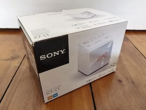Sony ICF-C1 LED Uhren Radio mit Analog Tuner weiß mit OVP