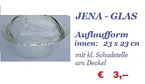 Jena - Glas Auflaufform