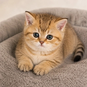 Britische Kurzhaar Kitten in golden shaded Farbe  