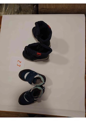 Kinder Schuhe Bundle Größe 23   2 Paar Winterstiefel + Halbschuhe Bild 2