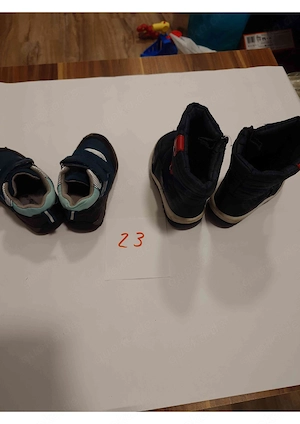 Kinder Schuhe Bundle Größe 23   2 Paar Winterstiefel + Halbschuhe Bild 3