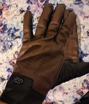 GSG Echtleder Handschuhe aus chromfrei gerebeltem Lammfell 