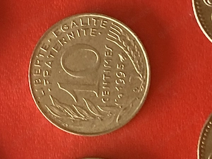 Münze Münzen Umlaufmünze Frankreich 10 Centimes 1995