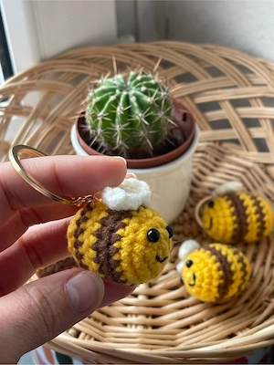 Schlüsselanhänger Mini Biene