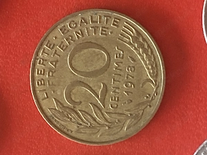 Münze Münzen Umlaufmünze Frankreich 20 Centimes 1978