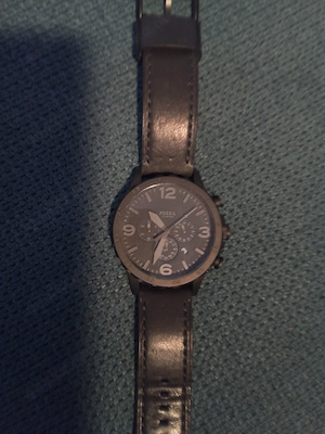 Fossil Nate Uhr mit Lederarmband 