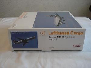 2 Alte Herpa Wings Flugzeug Modelle 1:200 OVP Bild 3
