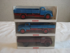 3 alte Wiking Magirus S 6500 Modelle 1:50 neuwertig OVP