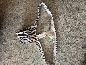 Tanga Herren, Größe M, weiß schwarz